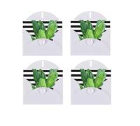 Green Palm Leaf Horizontal Full Single-Sided Printing Pearlescent Paper Birthday Halloween Christmas Halloween Birthday Party Holiday Greeting Card