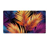 Green Palm Leaves-1864 Cushioned Kitchen Runner Rug Mat Stain Resistant, Easy Wipe Clean for House Sink Office,15.7"x29.5"in