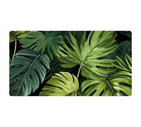 Green Palm Leaves-1870 Cushioned Kitchen Runner Rug Mat Stain Resistant, Easy Wipe Clean for House Sink Office,15.7"x29.5"in