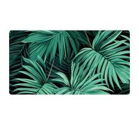 Green Palm Leaves-1873 Cushioned Kitchen Runner Rug Mat Stain Resistant, Easy Wipe Clean for House Sink Office,15.7"x29.5"in
