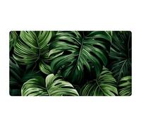 Green Palm Leaves-1879 Cushioned Kitchen Runner Rug Mat Stain Resistant, Easy Wipe Clean for House Sink Office,15.7"x29.5"in