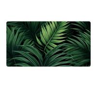 Green Palm Leaves-1918 Cushioned Kitchen Runner Rug Mat Stain Resistant, Easy Wipe Clean for House Sink Office,15.7"x29.5"in