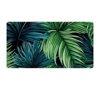 Green Palm Leaves-1924 Cushioned Kitchen Runner Rug Mat Stain Resistant, Easy Wipe Clean for House Sink Office,15.7"x29.5"in