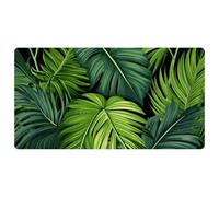 Green Palm Leaves-1945 Cushioned Kitchen Runner Rug Mat Stain Resistant, Easy Wipe Clean for House Sink Office,15.7"x29.5"in