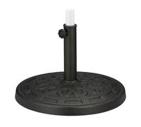 Green Parasol Stand Plastic Stable Windproof Garden Umbrella Holder Shade Base