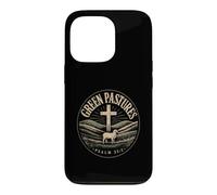 Green Pastures Psalm 23:2 Christian Faith Case for iPhone 13 Pro