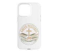 Green Pastures Psalm 23:2 Christian Faith Case for iPhone 15 Pro Max
