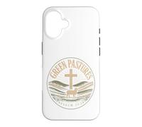 Green Pastures Psalm 23:2 Christian Faith Case for iPhone 16