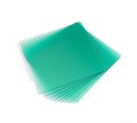 Green Pc Welding Protective Lens Plate For Helmet Replacement With Auto Darkening Support And Fire Resistant In Multiple Sizes Including 110x90mm And 138x126mm Pack Of Ten Sheets(138 * 126mm)