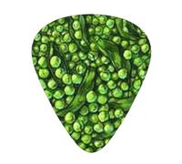 Green Pea,12 Pcs Guitar Pick,3 Different Thickness Plectrums for Acoustic Guitar Bass Ukulele (0.46mm 0.96mm 0.71mm)