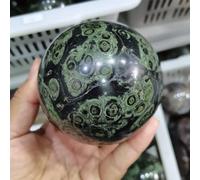 Green Peacock Eye Stone Crystal Ornaments Home Decoration Room Decor(71-80mm)