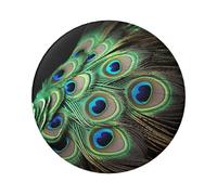 Green Peacock Feather Button Pins 1 Pc, 2.4 Inch Round Button Badges Metal Personalized Picture Photo Pin Buttons Kit For Craft Supplies Christmas Diy Party Projects, 1 PC, One Size