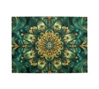 Green Peacock Feathers Wooden Puzzle 500 Piece Jigsaw Puzzle For Adults Challenging Puzzle For Game Size 15"X20.4"