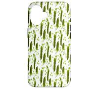 Green Peas Plants Leaves Round Vegetable Healthy Food Case for iPhone 16