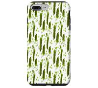 Green Peas Plants Leaves Round Vegetable Healthy Food Case for iPhone 7 Plus/8 Plus