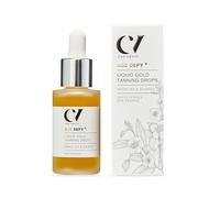 Age Defy+ Liquid Gold Tanning Drops 30ml | Natural & Organic Anti-Ageing Fake Tan by Cha Vøhtz | Self Tan Drops for Face and Body | Customise Your