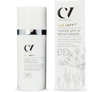 Green People Age Defy+ Tinted DD Moisturiser SPF15 Light - Colour Correcting Tinted Day Cream - Paraben & Alcohol Free - Vegan, 30ml