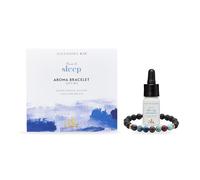 Green People Alexandra Kay Time to Sleep Aroma Bracelet Gift Set - Relaxing Essential Oil Blend & Lava Stone Bracelet