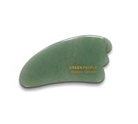 Green People Jade Gua Sha Massage Tool | Natural & Organic Facial Gua Sha | Gentle Face Massage Tool for Radiant, Revived Skin| Suitable for Sensitive