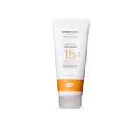 Green People Edelweiss Sun Cream SPF15 200ml | Natural, Organic Sunscreen with Tan Accelerator | Eczema Friendly, Sensitive Skin | Non Comedogenic, Non Greasy | Reef Safe, Cruelty Free | Face & Body