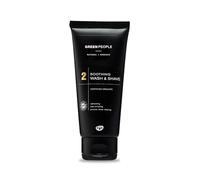 Green People For Men No. 2 Soothing Wash & Shave Gel - Natural & Organic 2-in-1 for Sensitive Skin - SLS, Paraben & Ethanol Free - Cruelty Free, 100ml