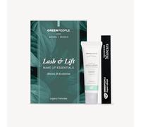 Green People Lash & Lift Mascara Gift Set | Natural Black Mascara & Make-Up Remover Gift | Mineral Pigments for Long Lasting Colour | Sensitive Eyes | Pregnancy Safe, Gluten Free & Cruelty Free