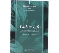 Green People Lash & Lift Mascara Gift Set | Natural Black Mascara & Make-Up Remover Gift | Mineral Pigments for Long Lasting Colour | Sensitive Eyes | Pregnancy Safe, Gluten Free & Cruelty Free