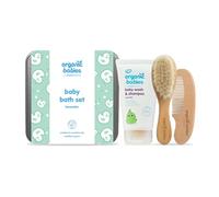 Green People Organic Babies Baby Bath Set | Natural & Organic Lavender Gift Set | Eczema-Friendly & Ultra-Gentle on Sensitive Skin | Paraben Free, Cruelty Free