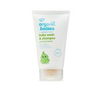 Green People Organic Babies Baby Wash & Shampoo, Fragrance Free, 150ml | Organic Baby Wash and Shampoo, A Gentle 3-in-1 Baby Wash, Aloe Vera, Chamomile and Yucca, Vegan, Organic and Cruelty Free
