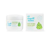 Green People Organic Babies Mum & Baby Rescue Balm 100ml | Natural & Organic Non-Aqueous Balm for Mum & Baby| Eczema-Friendly, Gentle on Sensitive Skin | Scent-Free, Paraben Free, Cruelty Free