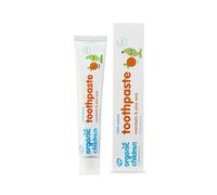 Green People Organic Children Mandarin & Aloe Vera Toothpaste 50ml | 100% Natural Toothpaste for Babies & Kids | Safe if Swallowed | Fluoride Free & SLS Free | Non Mint Toothpaste for Kids