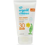 Green People Organic Children Sun Cream SPF30, 150ml | Natural Sunscreen, Organic, Reef Safe and Cruelty Free, Aloe Vera, Green Tea and Edelweiss, Eczema-Friendly, Vegan
