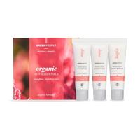 Green People Organic Hair Essentials Set | Natural & Organic Protein Shampoo, Conditioner & Hair Serum for Shine & Volume | All Hair Types | Silicone Free & SLS Free Hair Care | Cruelty Free & Vegan