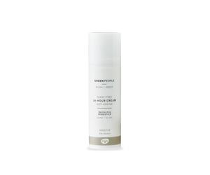 Green People Scent Free 24 Hour Cream - Day & Night Face Cream for Sensitive Skin - Firming - Vegan & Natural, 50ml