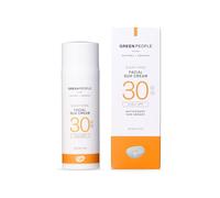 Green People Scent Free Facial Sun Cream SPF30 - Sunscreen for Sensitive Skin & Prickly Heat - Vegan & Cruelty Free, 50ml