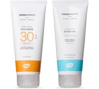 Green People Scent Free Sun Cream & After Sun Bundle, SPF30, 2x200ml | Scent Free SPF30, Natural Suncare Duo, Reef Safe and Cruelty Free, Sun Cream and After Sun Bundle