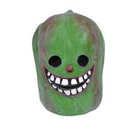 Bristol Novelty BM565 Ghost Pepper Mask Rubber, Men, Women, Green