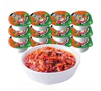 Green pepper sauce,garlic chili sauce,mushroom sauce,seasoning,noodle sauce,convenient table sauce,pickle sauce,Condiments,spicy snacks,Hot pot dipping sauce (Mala spicy,12 cans)