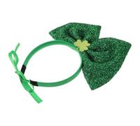 Green PET Headband Costume Accessory for St Patrick's Day Party | Cloth Headwear, Festive Festival Prop, Attention Grabbing Look, Suitable for PET Celebrations and Events