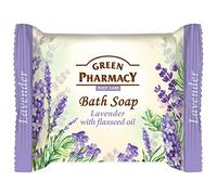Green Pharmacy Bath Soap Piece with Lavender and Linseed Oil 100g