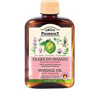 Green Pharmacy Body Massage Essential Oil Anti-cellulite Cypress Juniper Lavender Lime Natural Oils 200 ml