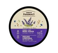 Green Pharmacy Body Scrub Lavender And Flax Oil Sugar And Salt 200 ml