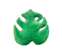 Green Philosophy Co. Plush Leaf Pillow 3D Accent Monstera Deliciosa Succulent Throw Pillow for Couch Sofa Living Room Home Decor for Plant Lovers Gar