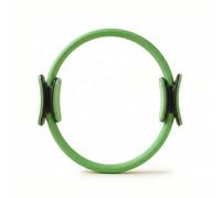 Green Pilates Ring and Ball Set - Home Pilates Kit for Women with Resistance Bands - Professional Magic Circle Pilates Equipment for Core & Thigh Toning - 14 Inch