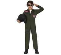 Green Pilot Suit for Children