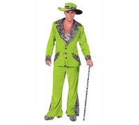 Green Pimp Adult Costume & Hat
