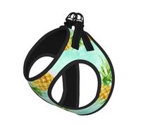 Green Pineapple. Print Reflective No Choke Pet Vest Harness,Adjustable Soft Padded Dog Harness With Easy Control Handle