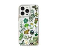 Green Pink Frog Aesthetic Frogs Martini Womens Wireless Charger Compatible Custom Compatible With iPhone 11 12 13 14 15 16 16E Pro Max Plus Mini Bumper Case Design Name Protective Cover Silicone