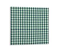 Green Plaid Pattern Canvas Wall Art for Bedroom 16x16inch(40x40cm) Canvas Prints Artwork for Walls Modern Picture Artwork Painting for Living Room Aesthetic Wall Paintings for Bathroom Kitchen Office