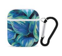 Green Planet Plants Funny Headphone Cases Compatible with AirPods 1&2 Hard PC Protective Cover with Keychain